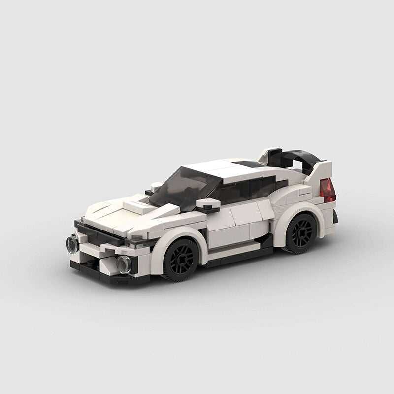 Building Blocks With Assemble Lego Model Car