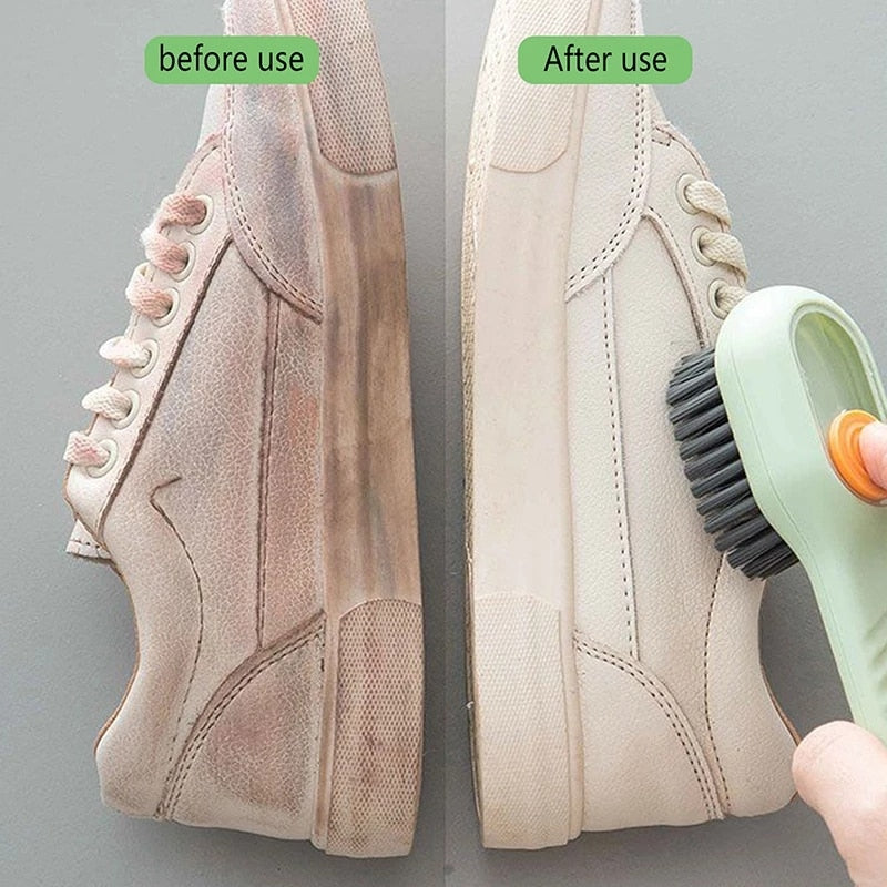 Автоматическая щетка для обуви с выпуском жидкости